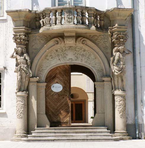 A muraszombati Szapáry-kastély kapuja